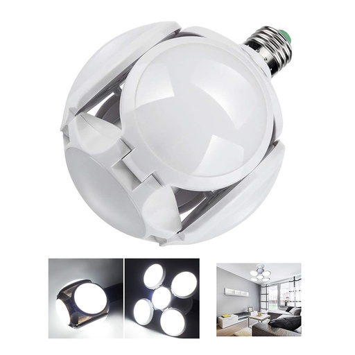 [LD-1100] BOMBILLO LED FUTBOL PLEGABLE (50W)