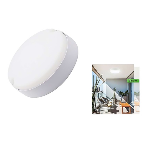 [LD-1323] LAMPARA LED REDONDA PARED (35W)