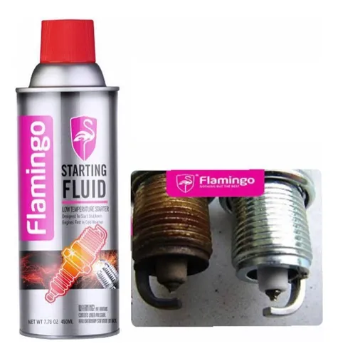 [F017] FLAMINGO LIMPIADOR DE BUJIAS FLAMINGO 450ML