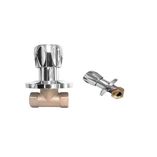 [GB-299] LLAVE DE DUCHA INDV METALICA CROMADA