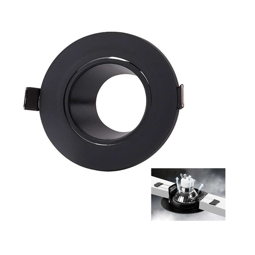 [LD-1554] LAMPARA OJO DE BUEY REDONDO NEGRO