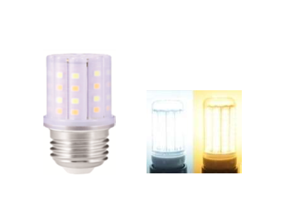 [LD-761-E27] BOMBILLO LED AMARILLO BLANCO AMBOS