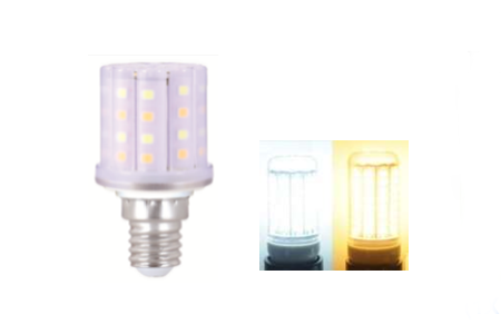 [LD-761-E14] BOMBILLO LED AMARILLO BLANCO AMBOS