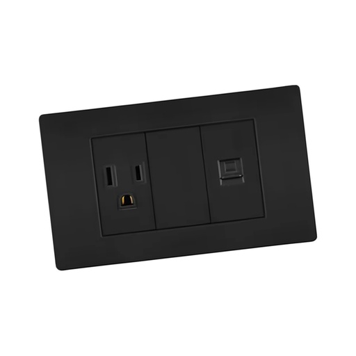 [LD-868] TOMA CORRIENTE CON TELEFONICA