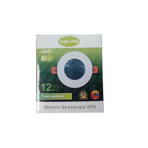 [LD-772] LAMPARA LED DECORATIVA CON LUZ: AZUL REDONDA