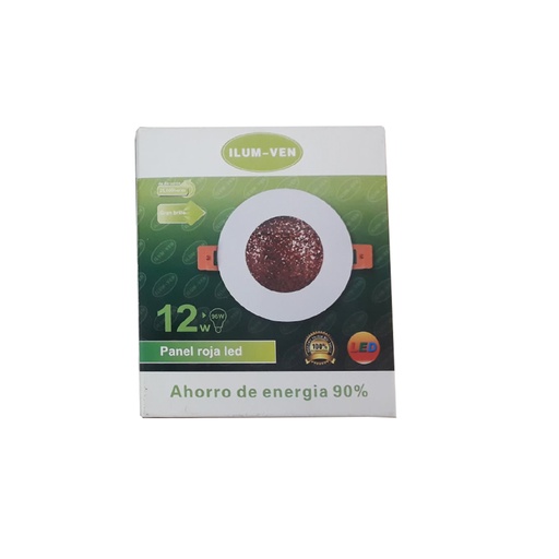 [LD-775] LAMPARA LED DECORATIVA CON LUZ: ROJA REDONDA