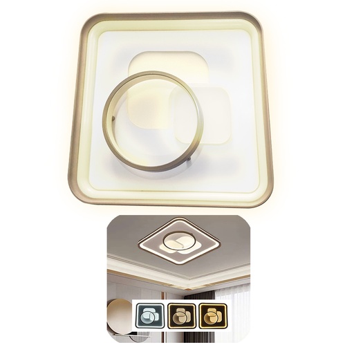 [LD-1794] LÁMPARA LED DE TECHO CON DISEÑO DE CUADRADOS