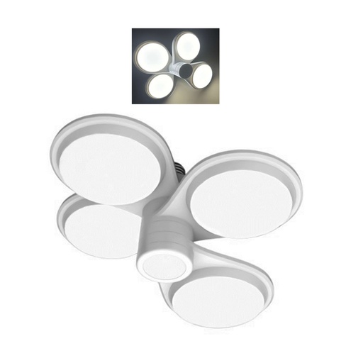 [LD-1672] BOMBILLO LED PLEGABLE ESCALONADO 35W (4 HOJAS)