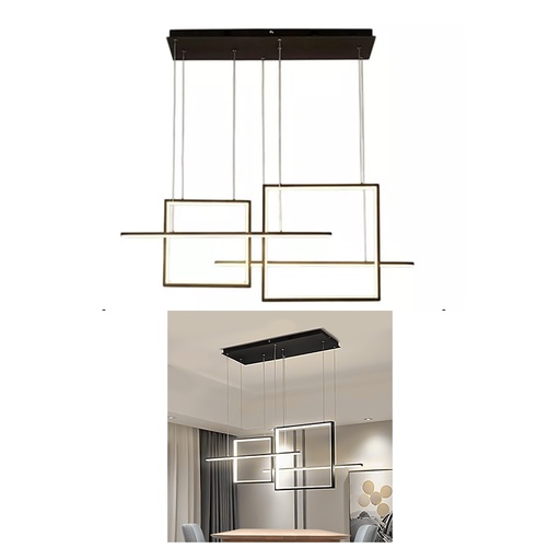 [LD-1799] LAMPARA LED DE TECHO C/DISEÑO DE CIELO CUADRADOS