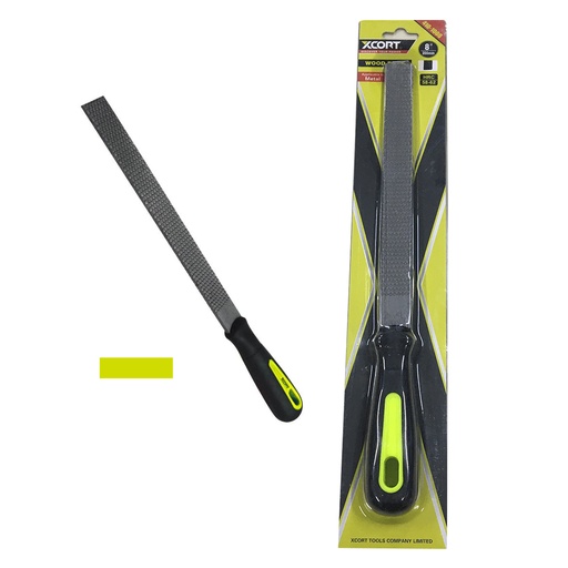 [HR-M3296] LIMA ESCOFINA PLANA P/CARPINTERIA Y HERRERIA (8")