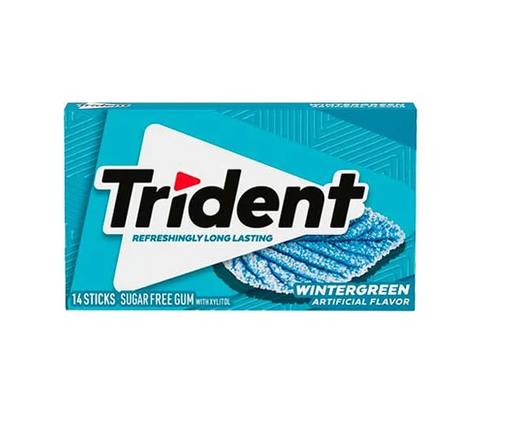 [01162] CHICLE TRIDENT WINTERGREEN