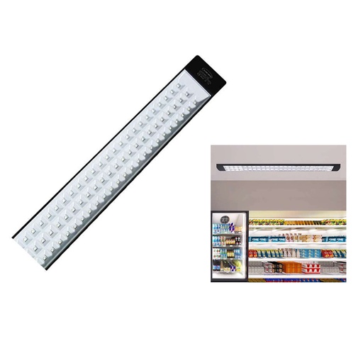 [LD-1494] LAMPARA LED PANEL PLAFON NEGRO 120W