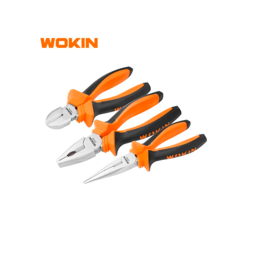 [100903] WOKIN  SET DE 3 PZA ALICATE CORTE PINZA