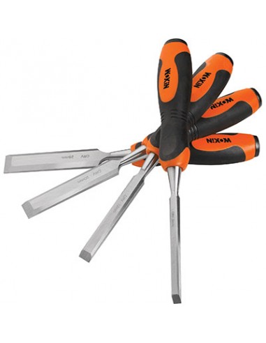 [254404] WOKIN JUEGO DE CINCELES PARA MADERA 4 PZA INDUSTRIALES