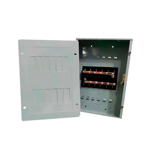 [LD-1018] CAJA DE BREAKER CON TAPA (12 CIRCUITOS)