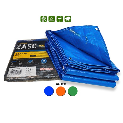 [Z-MT4.2X5.4M] ZACS LONA PLASTICA 4.2 X 5.4 MTS