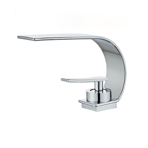 [GB-681] GRIFERIA ACERO CROMADA PARA LAVAMANOS AGUA FRIA Y CALIENTE