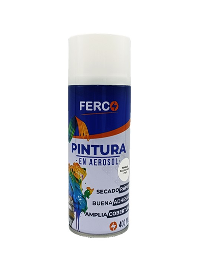 [F94-89242] FERCO PINTURA SPRAY BLANCO MATE 400ML