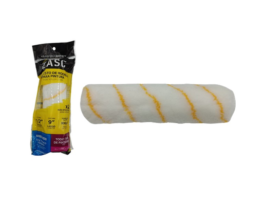 [Z-PRC9X0.5AD-YL] ZASC CAMISA RODILLO 9" MICRO FIBRA 1/2"