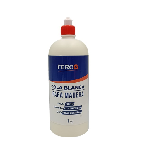 [F64-62779] FERCO COLA BLANCA PARA MADERA 1 KG