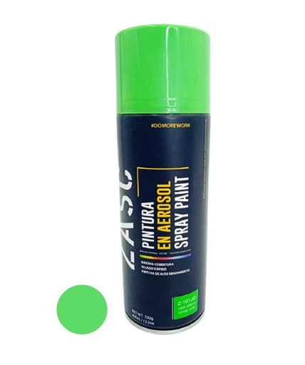 [Z-SP101JG] ZASC PINTURA SPRAY VERDE JADE 400ML