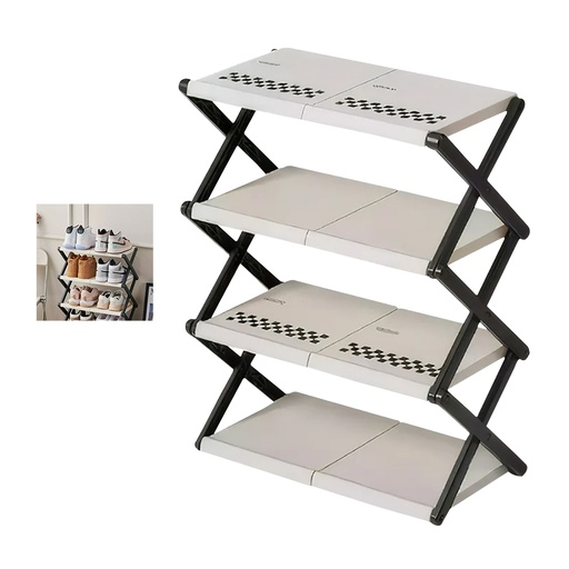 [MC241022-3] ZAPATERA PLEGABLE DE 4 NIVELES