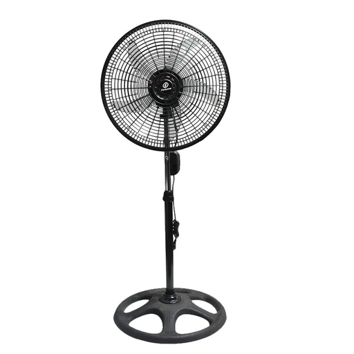 [N27] VENTILADOR 18" SENCILLO C/ 5 ASPA NEGRO PLASTICO