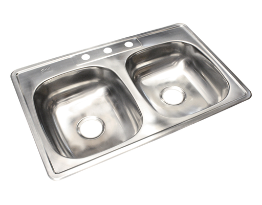 [FRE-05] FERMETAL FREGADERO DOBLE PONCHERA  84x56 CM