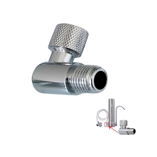 [GB-151] CONEXION CODO 90º 2 ROSCA