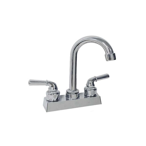 [GB-382] SALUD VEN GRIFERIA P/LAVAMANOS AGUA FRIA Y CALIENTE  ACERO INOX