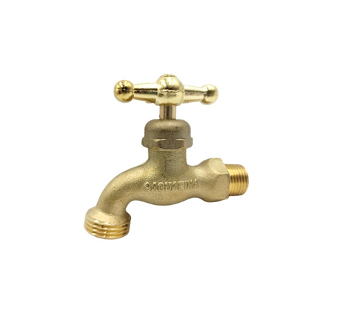 [A-BR240] AQUAFINA LLAVE PARA MANGUERA 1/2" BRONCE PESADA