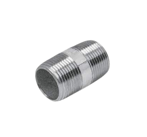 [A-GNSC-1/2X4] NIPLE SEMICORRIDO GALVANIZADO 1/2" X 4CM LIVIANO