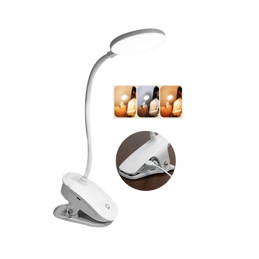 [LD-1278] LAMPARA LED CLIP DE ESCRITORIO (2W)