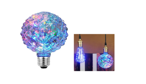 [LD-1412] BOMBILLO LED PIÑAS RGB 3W