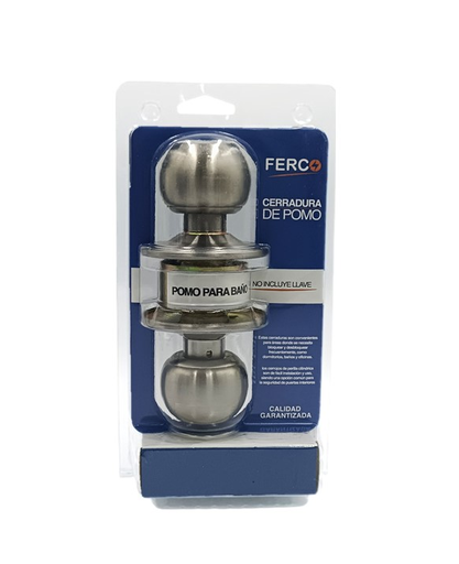 [F43-47787] FERCO POMO  TIPO BOLA NIQUELADO P/BAÑO