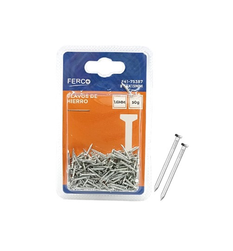[F41-75387] FERCO CLAVO DE HIERRO 1.6 X 13 MM