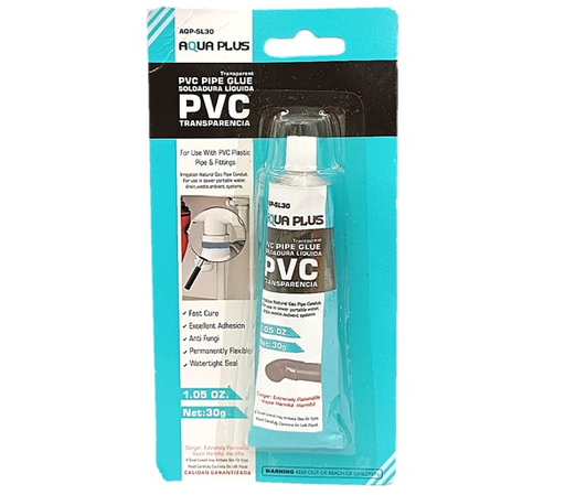 [AQP-SL30] AQUA PLUS SOLDADURA PARA TUBO PVC, A.F 1.05OZ