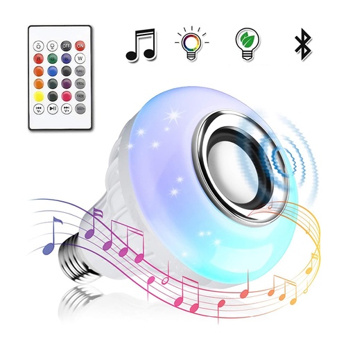 [LD-1453] BOMBILLO LED RGB BULBO CON BLUETOOTH
