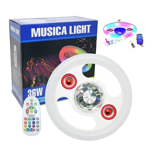 [LD-1571] LAMPARA LED RGB C/ BLUETOOTH Y CONTROL REMOTO