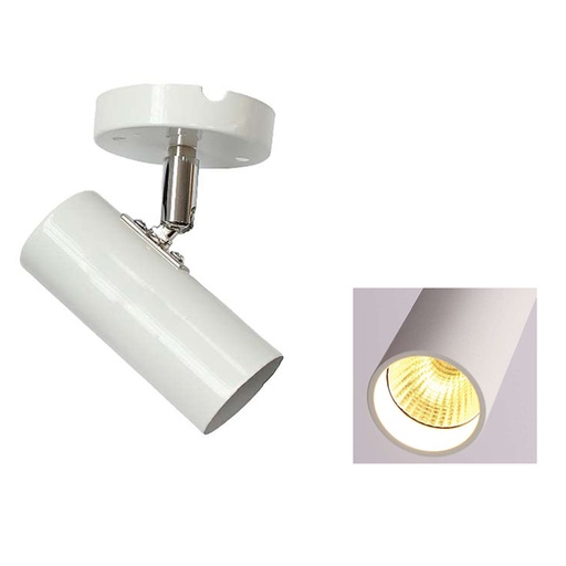 [LD-1606] LAMPARA DE TECHO AJUSTABLE BLANCO (15W)