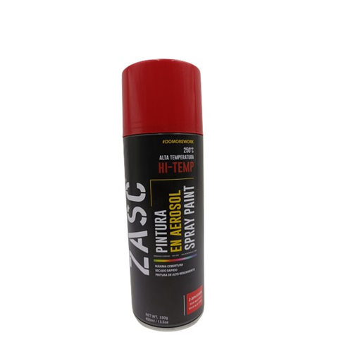 [Z-SPHT250R] ZASC PINTUTA EN SPRAY ROJO ALTA TEMPERATURA 400ML