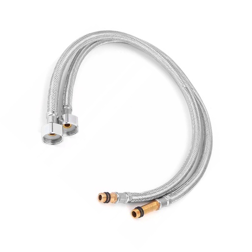 [GB-260] SALUDVEN MANGUERA FLEXIBLE AGUA C Y F 50 CM BRONCE Y ACERO