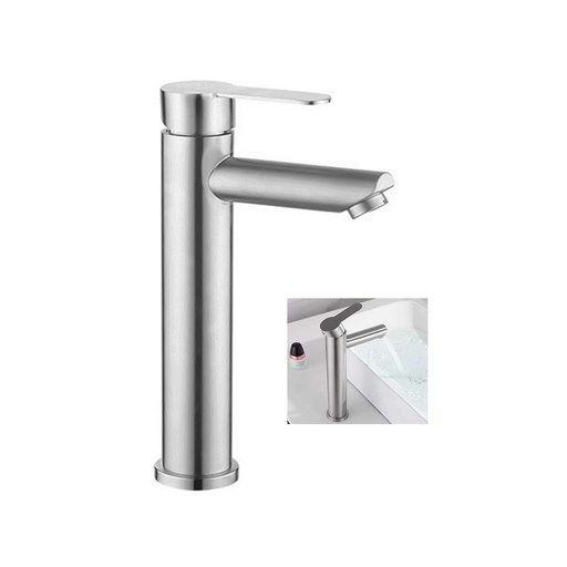 [GB-903] SALUD VEN GRIFERIA LAVAMANOS ACERO INOXIDABLE AGUA FRIA