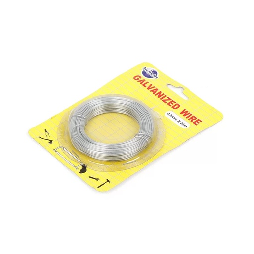 [HR-188] ALAMBRE GALVANIZADO 0,90MM/ 25MT
