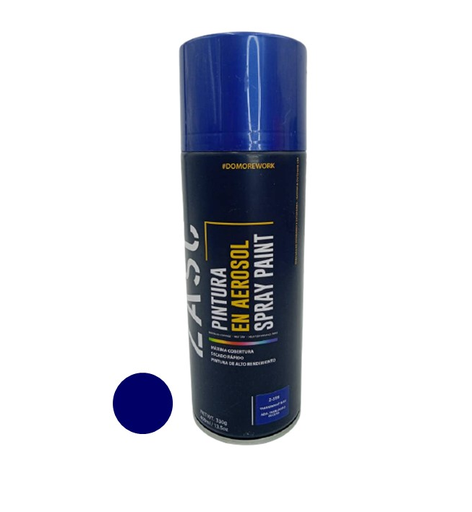 [Z-SP3TB] ZASC PINTURA EN SPRAY AZUL TRANSLUCIDO OSCURO 400ML