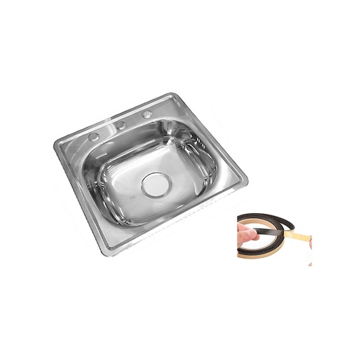 [GB-525] SALUD-VEN FREGADERO SENCILLO DE UNA TINA ACERO INOX