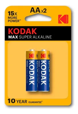 [53663] KODAK PILAS SUPER ALCALINA AA BLISTER X 2 UNI