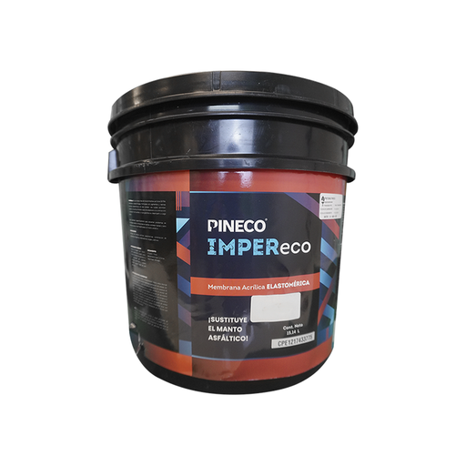 [PINE-35] PINECO PINTURA IMPERMEABILIZANTE CUÑETE PARA TECHOS ROJO MATE
