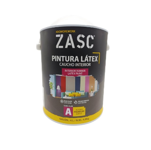 [Z-RLP4L-SC] ZASC PINTURA DE CAUCHO GALON SALMON CLARO CLASE A