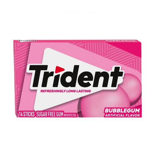 [05520] CHICLE TRIDENT BUBBLEGUM